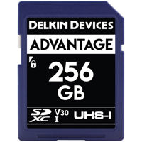 

Delkin Devices Advantage 256GB UHS-I Class 10 U3 V30 SDXC 633x Memory Card