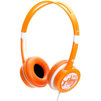 

IDANCE Free Portable Headphones with Inline Mic for iPad/iPod/iPhone, 15Hz-20KHz Frequency, 32ohms Impedance, 3.5mm Gold Plated Plug, Orange