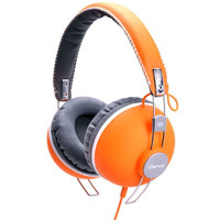 

IDANCE Hipster Cup Headphones with Inline Mic for iPhone/iPad/iPod/Tablet/Android, 15Hz-20KHz Frequency, 32ohms Impedance, 3.5mm Plug, Orange/Black