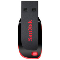 

SanDisk SDCZ50032GB35 64GB Cruzer Blade USB 2.0 Flash Drive, External, Portable - Black