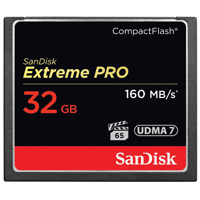 

SanDisk 32GB Extreme PRO Compact Flash Memory Card