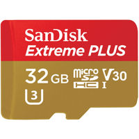 

SanDisk 32GB Extreme Plus microSDHC Class 10 U3 Memory Card, Up to 90MB/s Read