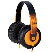 

IDANCE Thick Padded Over Ear Headphones for iPod/iPad/iPhone, 15Hz-20KHz Frequency, 32Ohms Impedance, 3.5mm Plug, Orange/Black