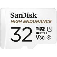 

SanDisk 32GB High Endurance UHS-I microSDHC Memory Card with SD Adapter, 100MB/s Read, 60MB/s Write