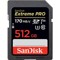 

SanDisk Extreme PRO 512GB UHS-I Class 10 U3 V30 SDXC Memory Card, Up to 170MB/s Read and Up to 90MB/s Write Speed