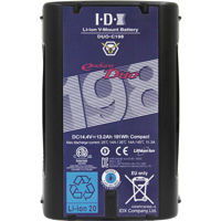 

IDX DUO-C198 191Wh High-Load Battery with D-Tap Advanced, Standard D-Tap & USB Port