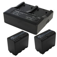 

IDX 2x PRO Series SL-F50 6600mAh 48Wh Extra High Capacity 7.2V Lithium-Ion Battery, Bundle with IDX LC-2A Charger