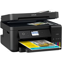 

Epson EcoTank ET-4760 All-in-One Cartridge-Free Supertank Printer (Black) with T502 Ink Bottles, 15ppm Black & 8ppm Color - Print, Copy, Scan, Fax