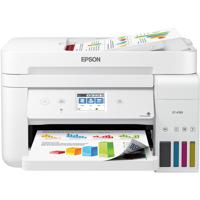 

Epson EcoTank ET-4760 All-in-One Cartridge-Free Supertank Printer (White) with T502 Ink Bottles, 15ppm Black & 8ppm Color - Print, Copy, Scan, Fax