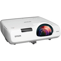 

Epson PowerLite 520 XGA Short Throw 3LCD Projector, 2700 Lumens, 4:3 Aspect Ratio, 16W Speaker, Up to 10000 Hours ECO Mode Lamp Life, HDMI/VGA/RCA/USB