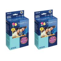 

Epson 2x T5845-M PictureMate 200-Series Matte Print Pack, Ink & Paper for 100 4x6" Matte Prints with the PictureMate Pal, Snap, & Flash Printers