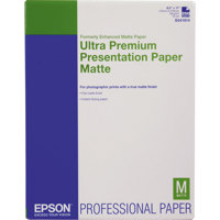 

Epson S041914 Ultra Premium Presentation Matte Paper for Inkjet, 8.5x11" (Letter), 250 Sheets