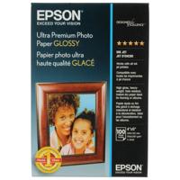 

Epson Ultra Premium Glossy Inkjet Photo Paper, 11.8 mil., 4x6", 100 Sheet Pack