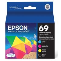

Epson T069 DURABrite Ultra Color Ink Cartridges (CMYK), Combo Pack