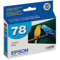 

Epson Cyan Ink Cartridge for the Stylus Photo R380, R260, and RX580 Inkjet Printers.