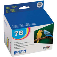 

Epson Claria 5 Color Multi Pack, 5 Hi-Definition Ink Cartridges for the Stylus Photo R260 & R380 Inkjet Printers