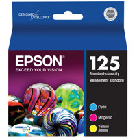 

Epson T125120 Standard Capacity Color Multipack (CMY) Ink Cartridges for Stylus NX125, NX127, NX130, NX230, NX420, NX530, NX625 and WorkForce (WF-Series) 320, 323, 325, 520 All-in-One Printers