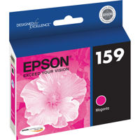 

Epson T159320 159 UltraChrome Hi-Gloss 2 Photo Ink Cartridge for Stylus Photo R2000 Ink Jet Printer, Magenta