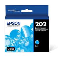 

Epson 202 Cyan Inkjet Cartridge with Sensor for Expression Home XP-5100 and WorkForce WF-2860 Printer