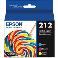 

Epson Claria 212 Standard-Capacity Color Ink Cartridge Multi-Pack, CMY