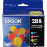 

Epson T288120-BCS DURABrite Ultra Black & Color Combo Standard Capacity Ink Cartridge for XP-330, XP-430 & XP-434 Inkjet Printers, 165 Color / 175 Black Page Yield