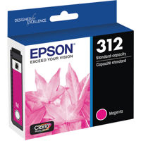 

Epson T312 Claria Standard Capacity Ink Cartridge for Inkjet Printer, Magenta