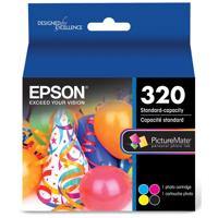 

Epson 320 Standard-Capacity Color Ink Cartridge for PictureMate PM-400 Printer, Includes Black, Cyan, Magenta, Yellow Ink Cartridge
