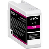

Epson T770 UltraChrome PRO10 Vivid Magenta Ink Cartridge for SureColor P700 Printer, 25ml