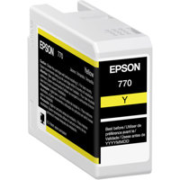 

Epson T770 UltraChrome PRO10 Yellow Ink Cartridge for SureColor P700 Printer, 25ml