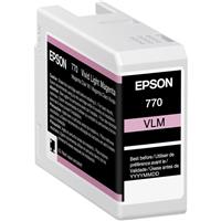 Epson T770 UltraChrome PRO10 Vivid Light Magenta Ink Cartridge for SureColor P700 Printer, 25ml