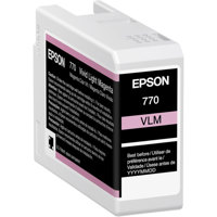 

Epson T770 UltraChrome PRO10 Vivid Light Magenta Ink Cartridge for SureColor P700 Printer, 25ml