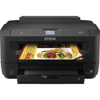 

Epson WorkForce WF-7210 Wireless 13" x 19" Wide-Format Inkjet Printer, 18ppm Black, 10ppm Color, 4800x2400 dpi, 500 Sheet Input Tray, Auto Duplex