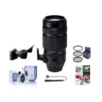 

Fujifilm XF 100-400mm F4.5-5.6 R LM OIS WR Lens - Bundle with 77mm filter kit, Flex Lens Shade, Cleaning Kit, Capleash, Software Package