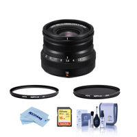 

Fujifilm XF 16mm f/2.8 R WR X Mount Lens, Black - Bundle With Hoya 49mm HMC Multi-Coated UV Filter, Hoya 49mm HMC Multi-Coated Circular Polarizer Filter, 16GB SDHC Card, Cleaning Kit, Microfiber Cloth