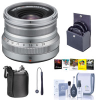 

Fujifilm XF 16mm f/2.8 R WR X Mount Lens, Silver - Bundle With 49mm Filter Kit, Lens Case, Cleaning Kit, Capleash II, PC Software Package