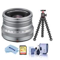 

Fujifilm XF 16mm f/2.8 R WR (Weather Resistant) Lens - Silver - Bundle With Joby GorillaPod 3K Kit Black, 16GB U3 SDHC Card, Cleaning Kit, Microfiber Cloth