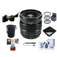 

Fujifilm XF 16-55mm F2.8 R LM WR Lens - Bundle with 77mm Filter Kit, Flex Lens shade, Lens Wrap, Cleaning Kit, Lens Case, Capleash II, Mac Software Package