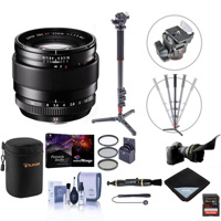 

Fujifilm XF 23mm (35mm) F/1.4R Lens - Bundle with 62mm Filter Kit, Lens Case, Flex Lens Shade, 32GB SDHC Card, 4 Sec Monopod, Lens Wrap, Lens Cleaner, Cleaning Kit, Capleash, Software Pack