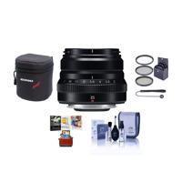 

Fujifilm XF 35mm F/2 R WR Lens, Black - Bundle With 43mm Filter Kit, Lens Case, Cleaning Kit, Capleash II, Mac Software Package