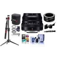 

Fujifilm XF 35mm F/2 R WR Lens, Black - Bundle With 43mm Filter Kit, Auto Macro Extension Tube Kit, Flex Lens Shade, Table Top Tripod, Lens Case, Cleaning Kit, Capleash, Lens Pen Cleaner, Software