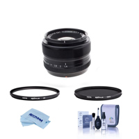 

Fujifilm XF 35mm (53mm) F/1.4 Lens - Bundle With Hoya 52mm 10-Layer HMC Multi-Coated UV Filter, Hoya 52mm HMC Multi-Coated Circular Polarizer Filter, Cleaning Kit, Microfiber Cloth