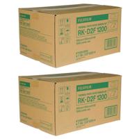 

Fujifilm 2x RK-D2T1200 4x6" Dye Sub Media for the ASK-2000/2500 Dye Sublimation Digital Photo Printer, 2 Rolls, 1200 Total Prints