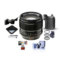 

Fujifilm XF 56mm F1.2 R APD Lens - Bundle with 62mm Filter Kit (UV/CPL/ND2), Flex Lens Shade, Lens Wrap, Cleaning Kit, Capleash II, Lens Pouch, Mac Software Package