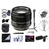 

Fujifilm XF 56mm F1.2 R APD Lens - Bundle with 3Pod 4-Section Aluminum Photo/Video Monopod, 64GB SDXC Card, 62mm Filter Kit, On Camera Shotgun Mic, Flex Lens Shade, Pro Software Package, And More