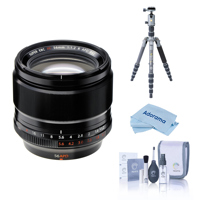 

Fujifilm XF 56mm F1.2 R APD Lens - Bundle With Vanguard VEO 2 264AB 4-Section Aluminum Travel Tripod with BH-50 Ball Head Gray, Cleaning Kit, Microfiber Cloth