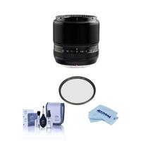 

Fujifilm XF 60mm f/2.4 R Macro Lens - Bundle With B + W 39mm UV Haze Multi-Resistant Coating (MRC) Glass Filter #010M, Cleaning Kit, Microfiber Cloth