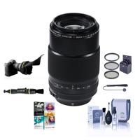 

Fujifilm XF 80mm (122mm) F/2.8 R LM OIS WR Macro Lens, Black - Bundle With 62mm Filter kit, Flex Lens Shade, Capleash, Lens Cleaner, Cleaning Kit, Pc Software Package