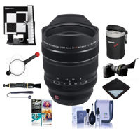 

Fujifilm XF 8-16mm f/2.8 R LM WR Lens - Bundle With Lens Case, LensAlign MkII Focus Calibration System, FocusShifter DSLR Follow Focus, Flex Lens Shade, Cleaning Kit. Capleash, Pc Software Package And More