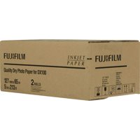 

Fujifilm DX100 InkJet Paper Lustre - 5" x 213' - 2 Rolls