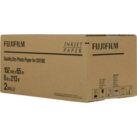 

Fujifilm DX100 InkJet Paper Glossy - 6" x 213' - 2 Rolls
